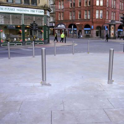 Stainless steel bollard