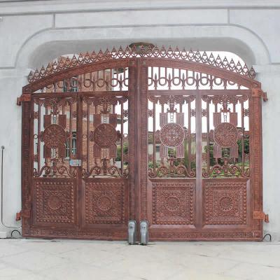 Vacuum casting courtyard door