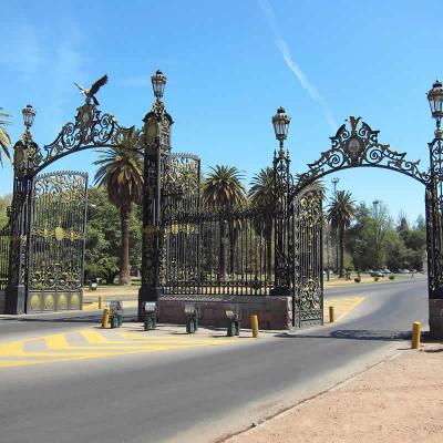 Entrance gate of parking lot