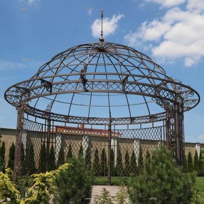 Man and nature metal fenceEuropean style iron pavilion