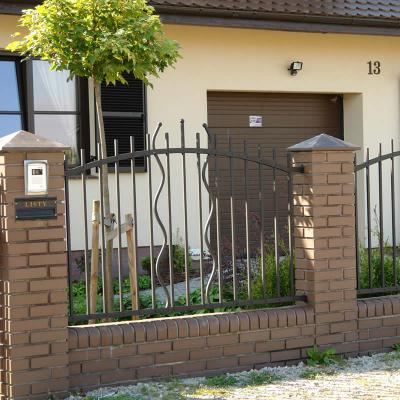 Custom iron fence