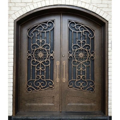 Residential entrance door