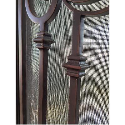 High-end quality double glazing and wrought iron front door