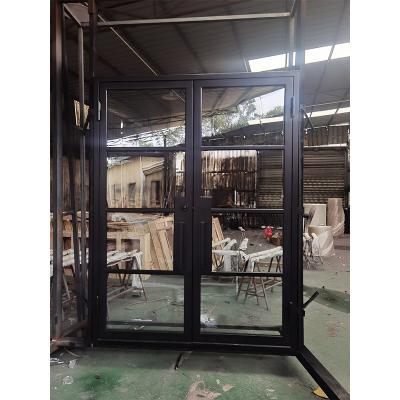 Support Customization Wrought Iron Sliding Door Design French Iron Door Iron Sheet Doors