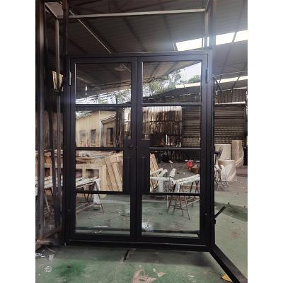 Support Customization Wrought Iron Sliding Door Design French Iron Door Iron Sheet Doors