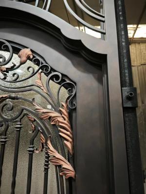 Wrought Iron Entry Door