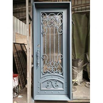 single opening wrought iron