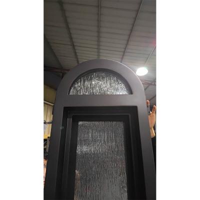 Elegant Single-Panel Wrought Iron Windows