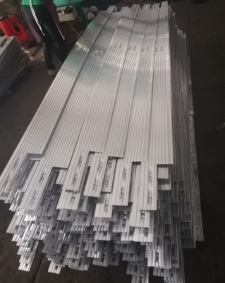 The cheapest and most flexible black aluminium edge in China 4.8x100mm
