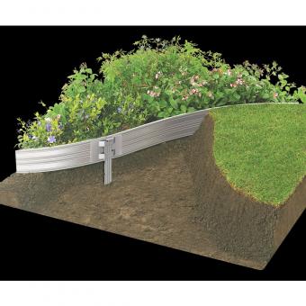 Lawn aluminum edge garden boundary landscape with a 2-year warranty  3.2x120mm