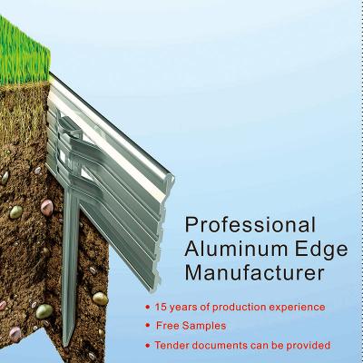 Bendable garden Black aluminum edging isolation -8' x 1/8” x 4”